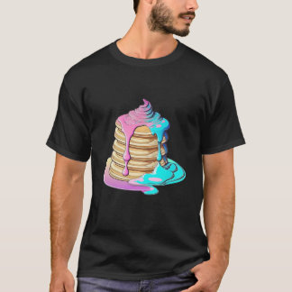 T-shirt Pancakes Vaporwave Retrowave Aesthetic