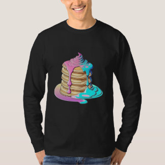 T-shirt Pancakes Vaporwave Retrowave Aesthetic