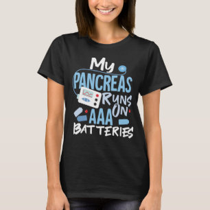 T-shirt Pancréas Du Diabète De Type 1 Fonctionne Sur Les B