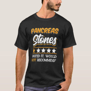 T-shirt Pancreas Stones Chirurgie Survivor détestait Ça ne