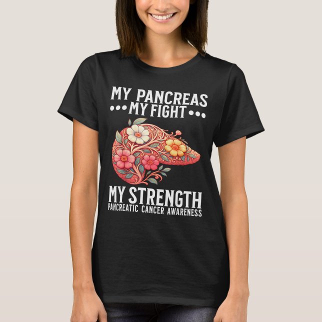 T-shirt Pancreatic Cancer Awareness Pancreatic Cancer  (Devant)