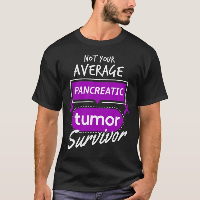 T-shirt Pancréatique Tumeur Survivant Cancer Sensibilisati (Devant)