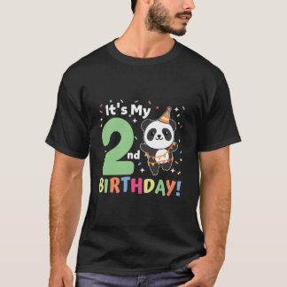 T-shirt Panda 2Nd Pour Deux Pandas