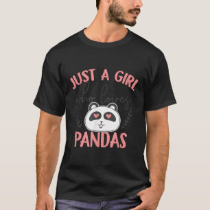 T-shirt Panda A aime Panda Bear Panda