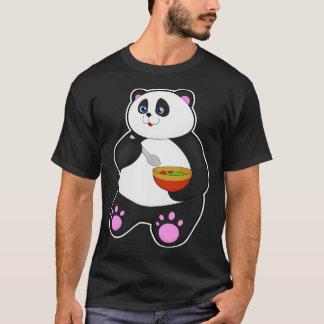 T-shirt Panda à manger avec cuillère Bowl