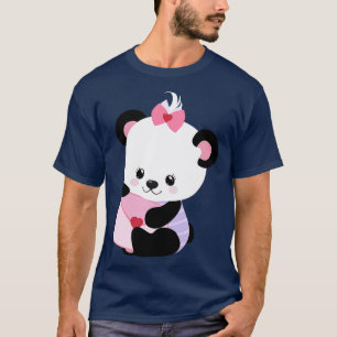 T-shirt Panda amical animal mignon 14