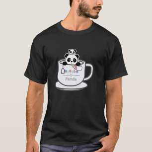 T-shirt panda animal de compagnie créature mignon drôle
