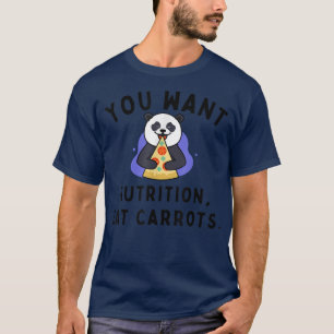 T-shirt Panda Anime Pizza Pizza Vous Voulez Nutrition Mang