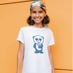 T-Shirt Panda Avec Crème De Glace