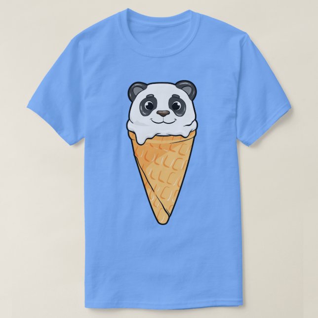 T-shirt Panda avec glace (Design devant)