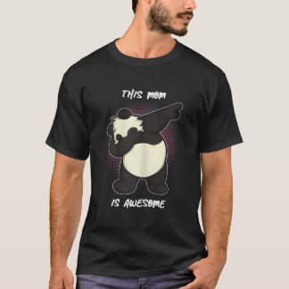 T-shirt Panda Bear For Mom On Mother'S Day