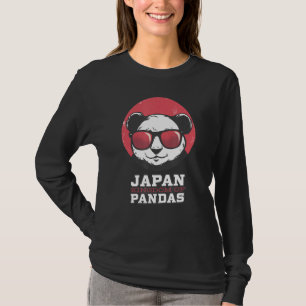 T-shirt Panda Bear Japon Royaume Citer Lunettes de soleil