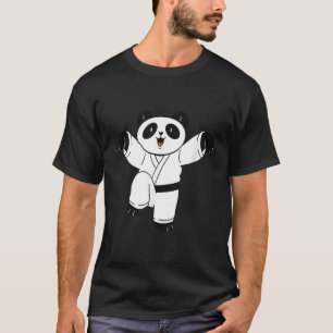T-shirt Panda Bear Karate Motif Pour Enfants
