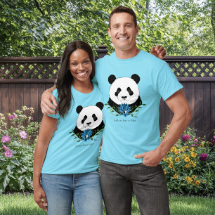 T-shirt Panda Bear Lotus