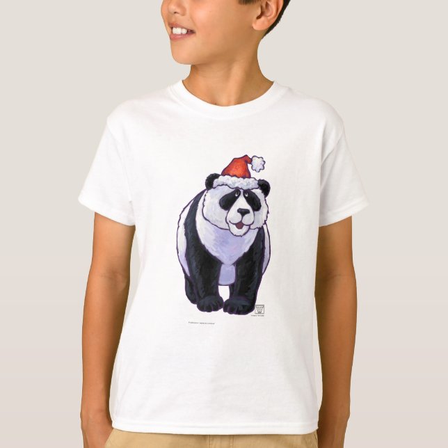 T-shirt Panda Bear Noël (Devant)