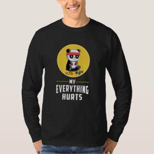 T-shirt Panda Bear Pandas mignonne Animal Paw Sports Idée