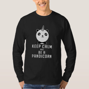 T-shirt Panda Bear Pandicorne Garder Calm amusant Idée cad