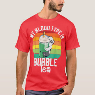 T-shirt Panda Bubble Boba Tea Kawaii Cute Anime Otaku Japa