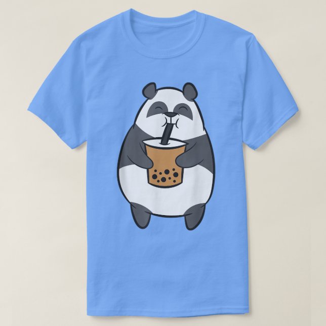 T-shirt Panda Bubble Tea Kawaii Panda Ours Avec B (Design devant)
