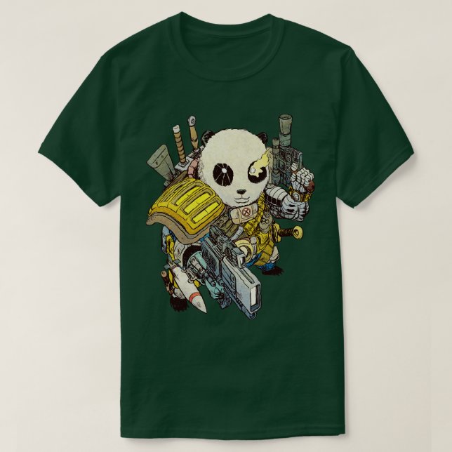 T-shirt Panda câble (Design devant)