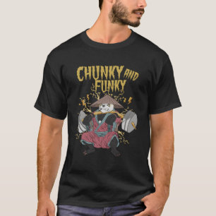 T-shirt Panda Chunky Mais Funky Weightlifting Bodybuilding