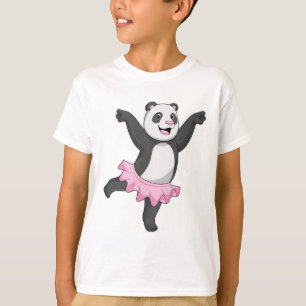 T-shirt Panda comme Ballerina au Ballet