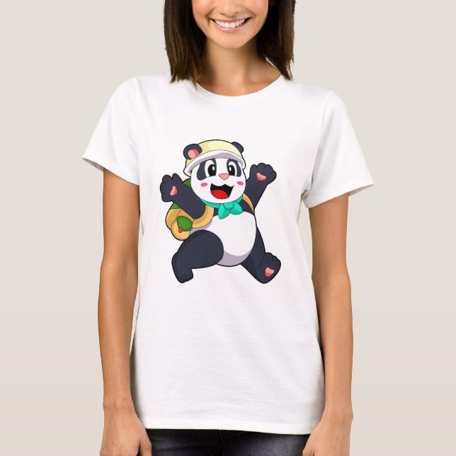 T-shirt Panda comme étudiant (Devant)