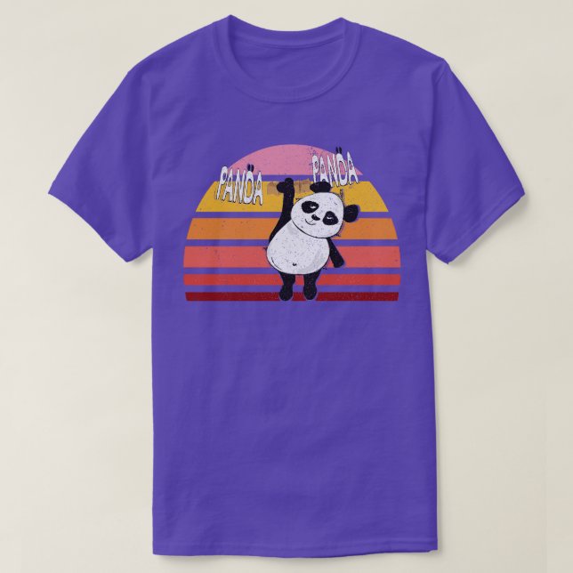 T-shirt Panda convivial pour les animaux mignons 11 (Design devant)