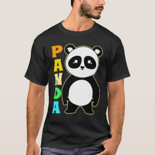 T-shirt Panda Couleur Cute Panda Ours Panda
