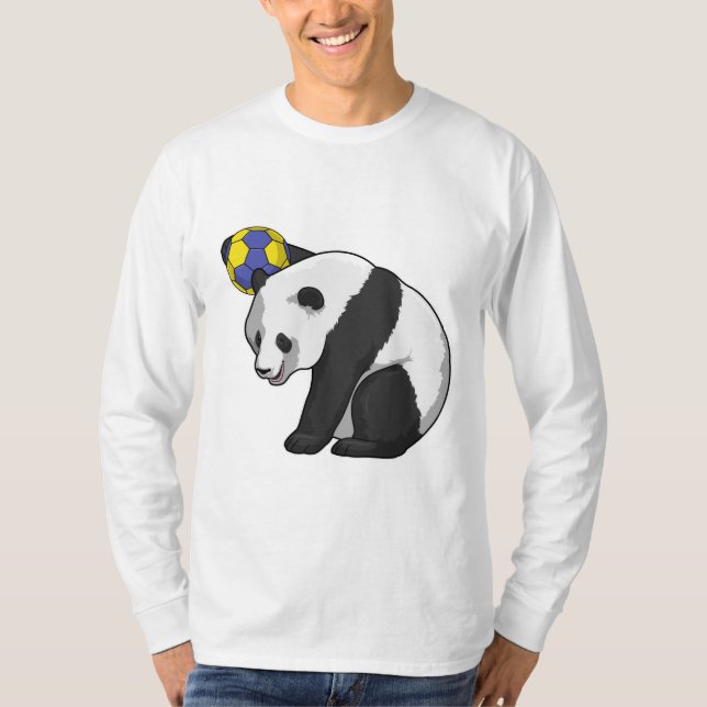 T-shirt Panda dans les sports de handball (Devant)