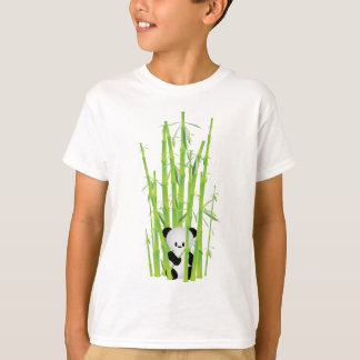 T-shirt Panda de bébé dans la forêt en bambou