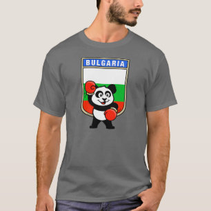 T-shirt Panda de boxe bulgare