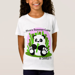 T-Shirt Panda de colonie des vacances de la maman