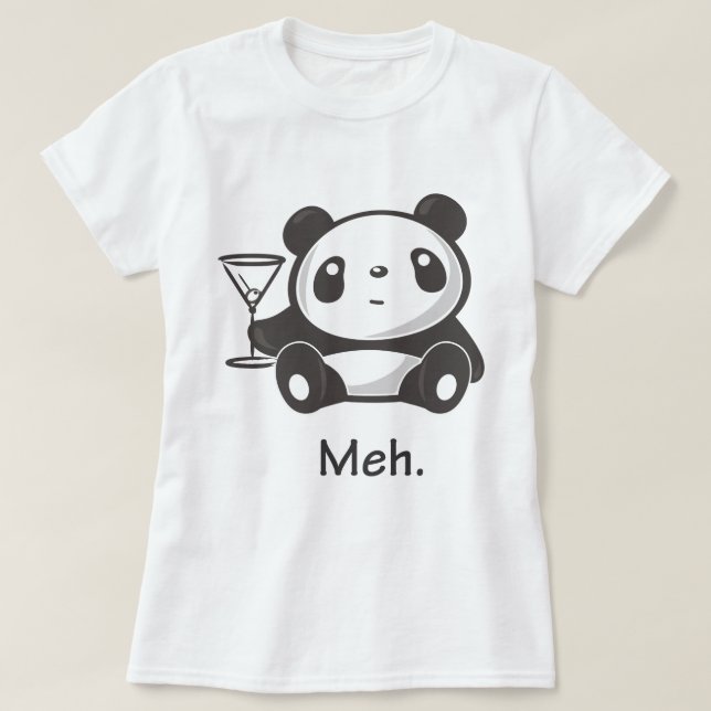T-shirt Panda de Meh (Design devant)