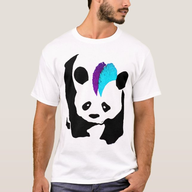 T-shirt Panda de Mohawk (Devant)
