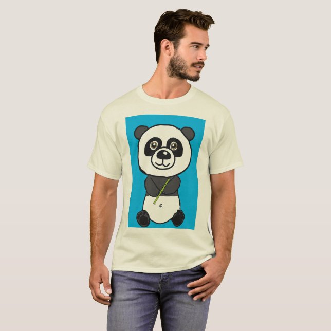 T-shirt Panda de panda (Devant entier)