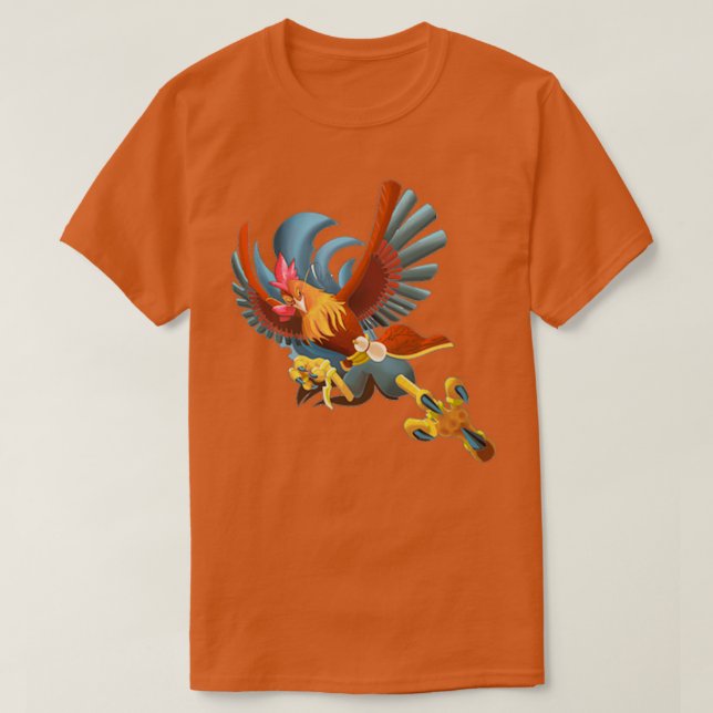T-shirt Panda de poulet Kungfu (Design devant)