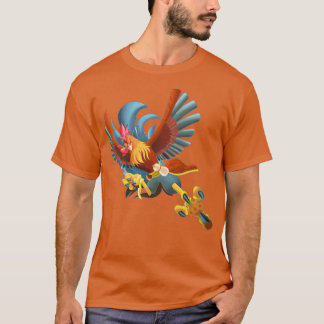 T-shirt Panda de poulet Kungfu