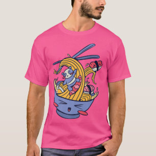 T-shirt Panda de surf Ramen - Otaku Anime Manga2768