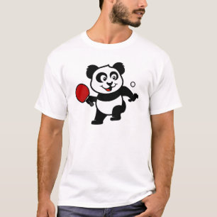 T-shirt Panda de tennis de table