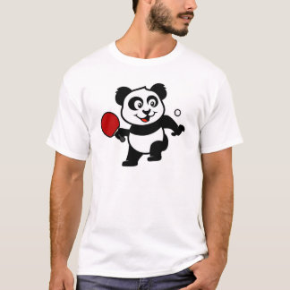 T-shirt Panda de tennis de table