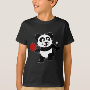 T-shirt Panda de tennis de table