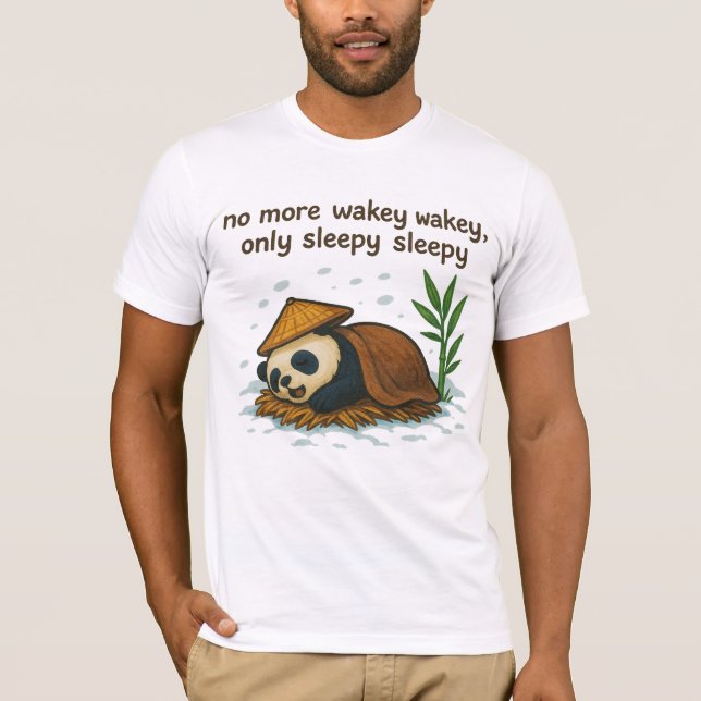 T-shirt Panda d'hiver (Devant)