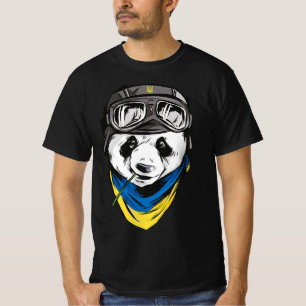 T-shirt Panda drapeau ukrainien souvenir ukrainien ukraini