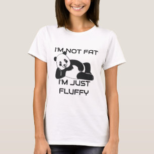 T-shirt panda drôle dire Chemise - Je ne suis pas gros jus