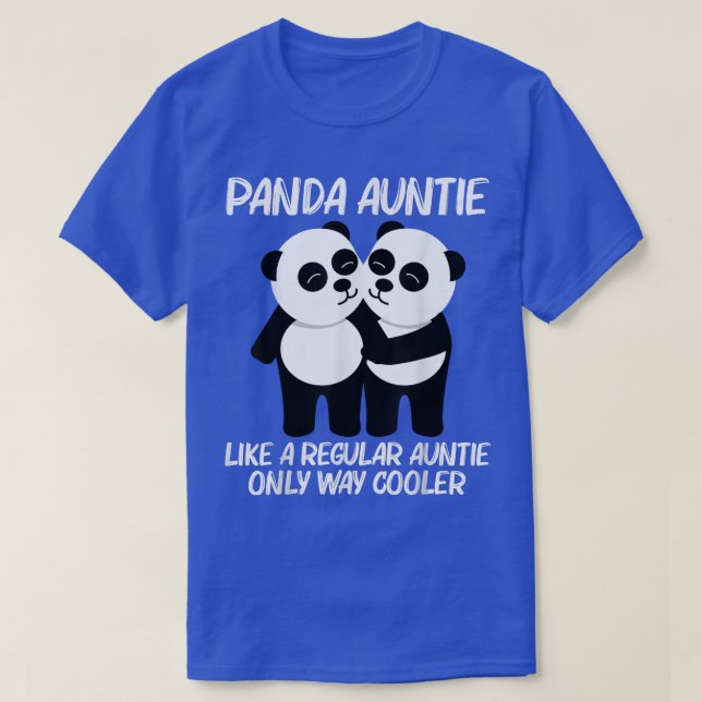 T-shirt Panda Drôle Pour Maman Tante Pandas Géant Chinois  (Design devant)