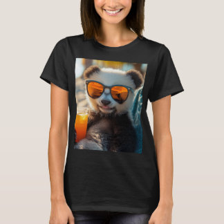 T-shirt Panda est au soleil