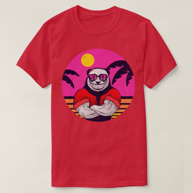 T-shirt Panda funky (Design devant)