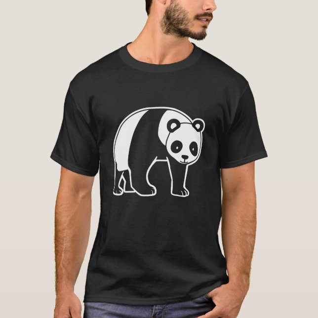 T-shirt Panda géant (Devant)