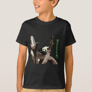 T-shirt Panda géant dans un zoo pour animaux sauvages en p